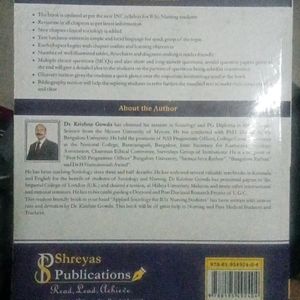 Applied Sociology Textbook For 1 Sem B.Sc Nursing