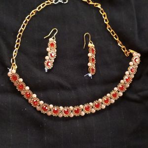 Necklace With Earrings