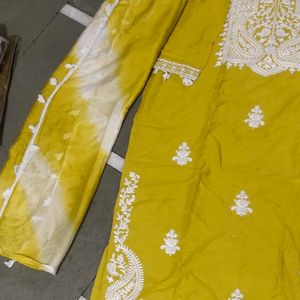 Festive Season Special Kurta Pant Dupatta Set