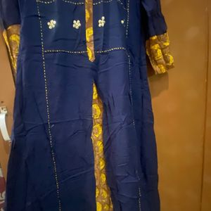 Navy Blue Color Kurta