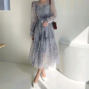 Korean Midi Dress