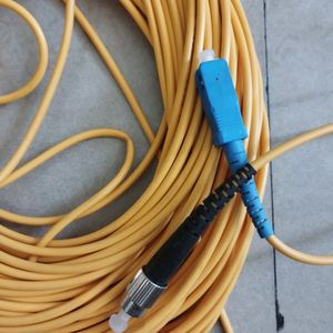 Branded Fiber Optic Cable With Connector