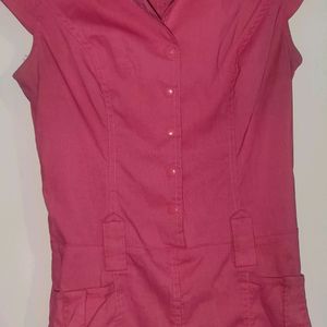 Party Wear Pink Women's Mini Dress