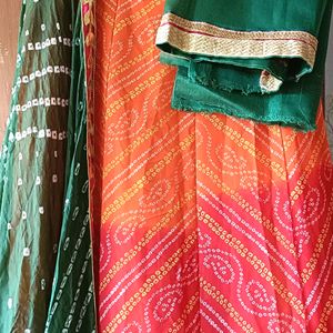 Bandani Print Lehenga