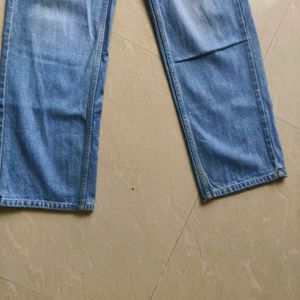 Light Blue Straight Fit Jeans