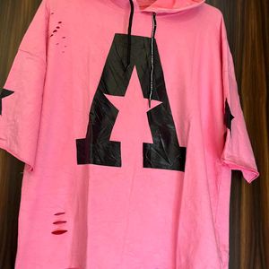 Pink Colour Hoody.