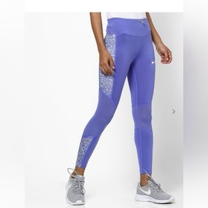 NIKEHigh-Rise Slim Fit Sports Leggings with Printe