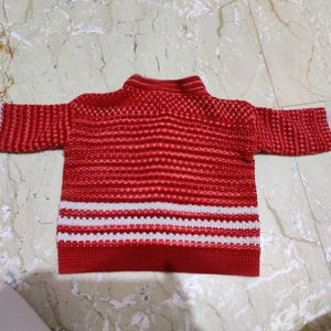 Red Sweater For Baby