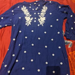 Embroidered Rayon Cotton Top