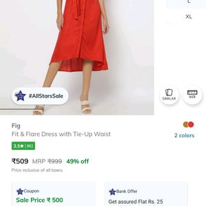 Red Shrug Cum Kurtha