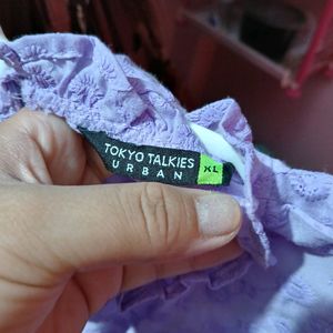 Tokyo Talkies Lavender Top