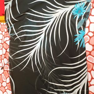 Singapore Soft Saree Black