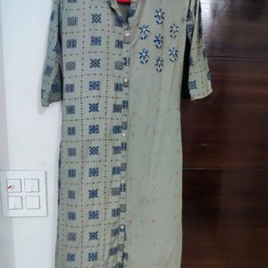 B'ful Embellished Grey Kurta ..