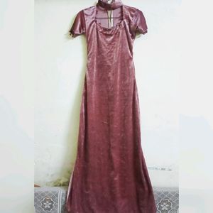 Fitted Velvet Gown