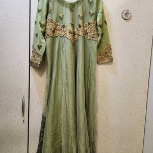 Elegant Designer Gown HEAVY EMBROIDERY