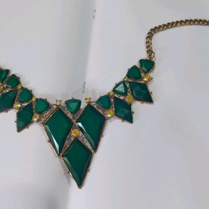 Green Emerald Necklace