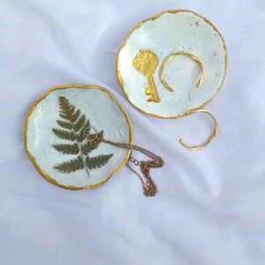 Leaf Clay Trinket