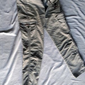 Unisexual Grey Color  Denim Pant