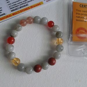 Natural Multistone Gemstones Bracelet