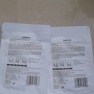 Miniso Sheet Face Masks (Honey and Papaya)