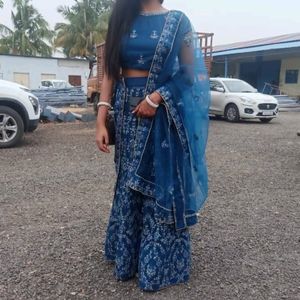 Blue Lehenga