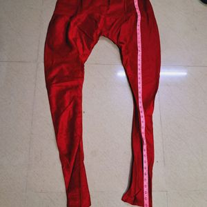 Combo Of RED  And GREEN Chudidaar Pants