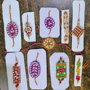 🔥handmade rakhi😍😍🔥10 Raakhi 💯 rakshabandhan