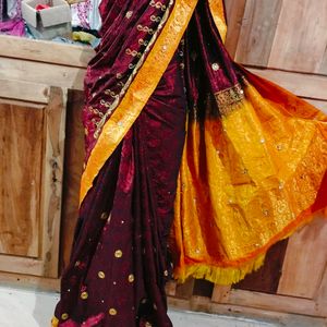 Beautiful Saree With Blouse ♥️