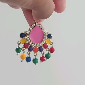 Combo Of Multicolored Earrings + Oxidized Earring