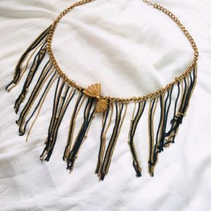 Golden And Black Necklace