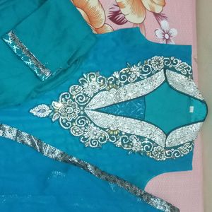 Heavy Anarkali Suit 3 Pc