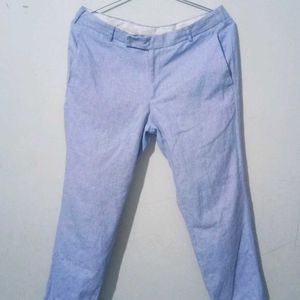 Cotton Pant Sky Blue 34,36 Size