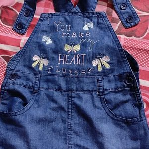 Applique Pinafore Dress