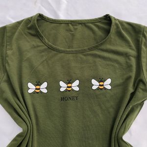 Olive Bee Top