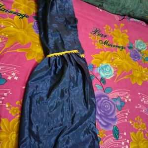 Blue Sharara Suit With Net Duppata