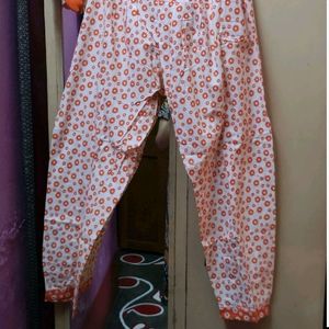 Orange Kurta Set