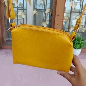 Yellow Shoulder Bag