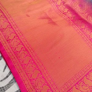 new pink colour soft pattu saree