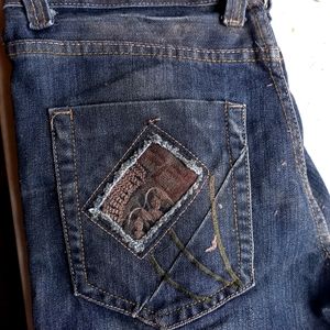 Funky Over Size Jeans For Men, 32 Size,