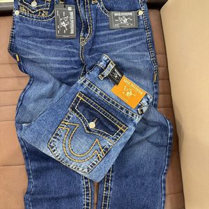 True Religion Straight Fit Denim Jeans