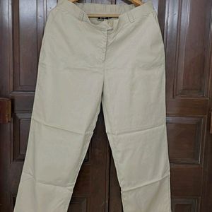 GIA BRAND KHAKI COTTON TROUSER