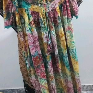 New Unused Padded Anarkali Mumtaz Gown 10m Flare