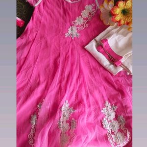 Pink Anarkali