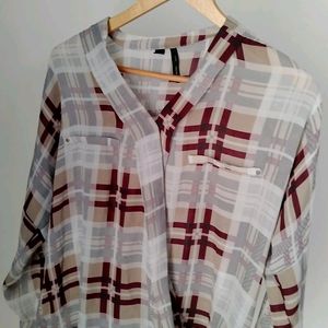 Multicolor Shirt Top ( mango Brand)