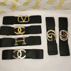 Premium Elastic Branded Waist Belt