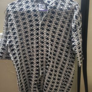 Zara Authentic Crochet Shirt So Beautiful In Real