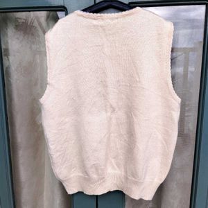 Vintage Sleeveless Knit Sweater