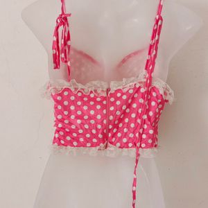 BARBIE PINK CROP TOP