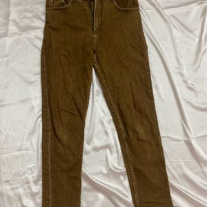 Brown High Waist Jeans