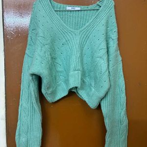 V Neck Woolly Pullover